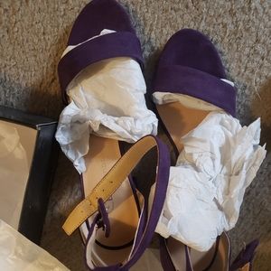 Ladies Purple dress sandals